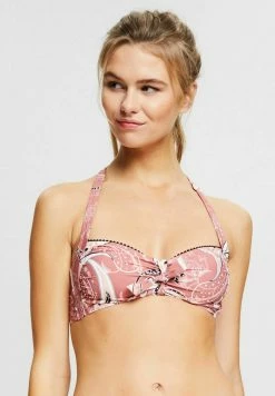 Esprit MIT PAISLEY - Bikini Top - Mottled Light Pink