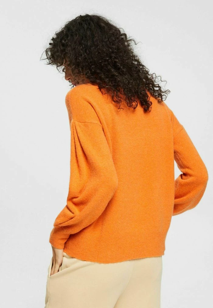 Esprit MIT STEHKRAGEN - Jumper - Golden Orange - Image 3