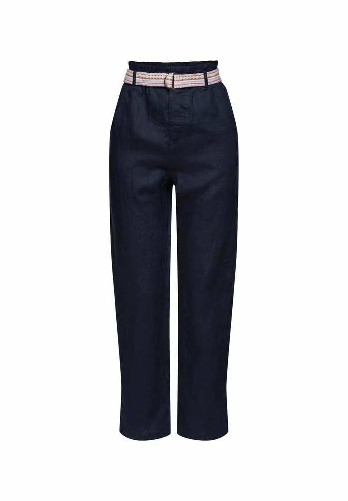 Esprit MIT BUNTEM GüRTEL - Trousers - Navy - Image 9