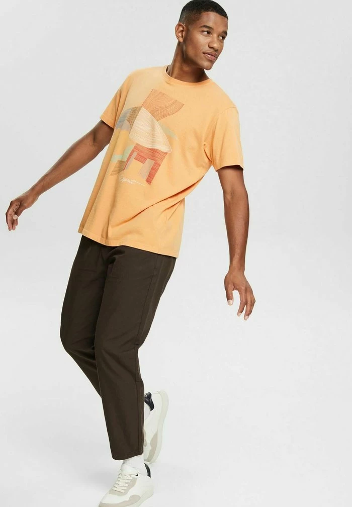 Esprit Print T-shirt - Peach - Image 2