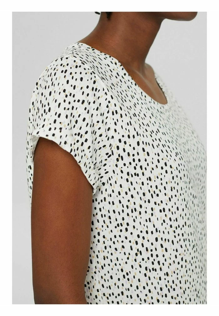 Esprit T-SHIRT MIT Print AUS 100%25 ORGANIC COTTON - Print T-shirt - Black Colorway - Image 4