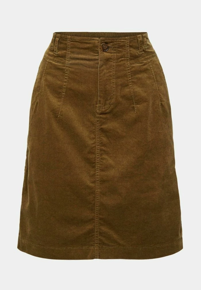 Esprit STRAIGHT SKIRT - Mini Skirt - Dark Khaki - Image 8