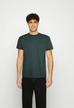 Esprit NEBU DYE - Basic T-shirt - Teal Blue