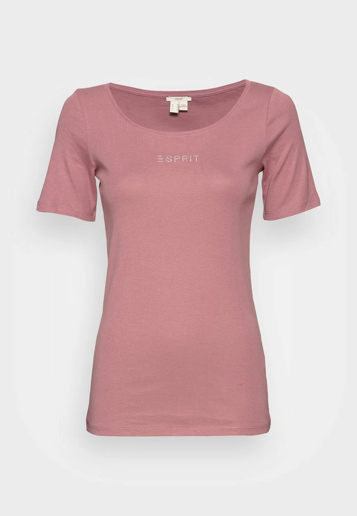 Esprit Basic T-shirt - Mauve - Image 4