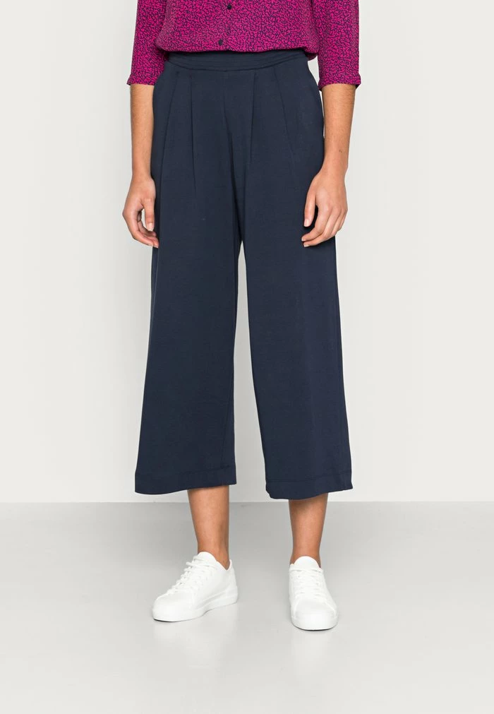 Esprit PIMA PANTS - Trousers - Navy