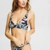 Esprit MIT TROPICAL PRINT - Bikini - Navy