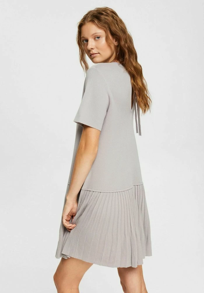 Esprit FLAT - Jumper Dress - Medium Grey - Image 3