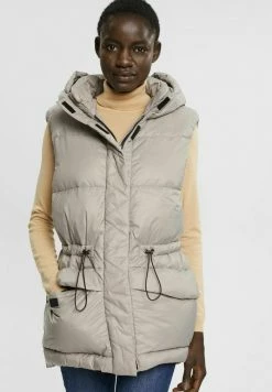 Esprit Waistcoat - Light Taupe