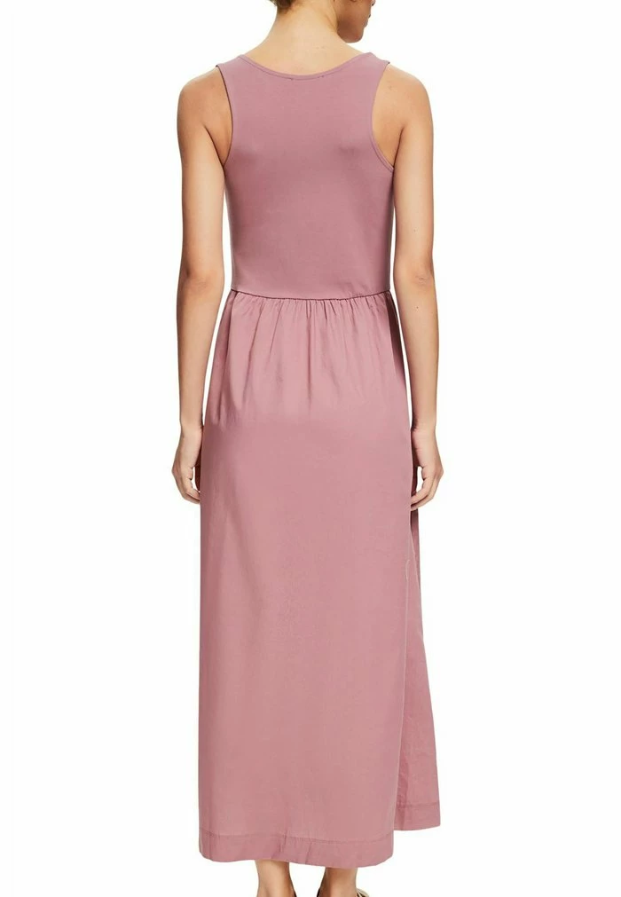 Esprit MATERIAL MIX IN LÄNGE - Maxi Dress - Mauve - Image 8