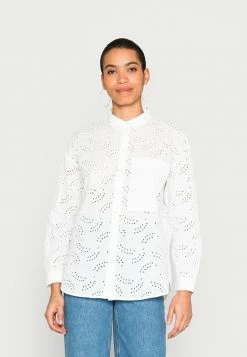 Esprit LEAF BLOUSE - Blouse - White