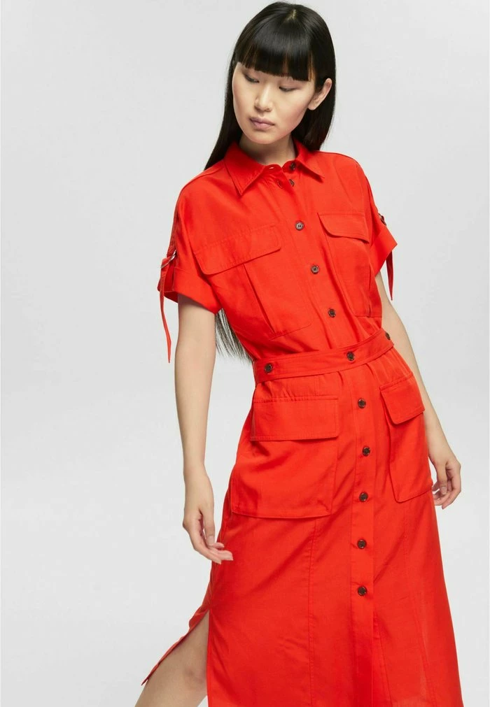 Esprit MIT GÜRTEL - Shirt Dress - Peach - Image 6