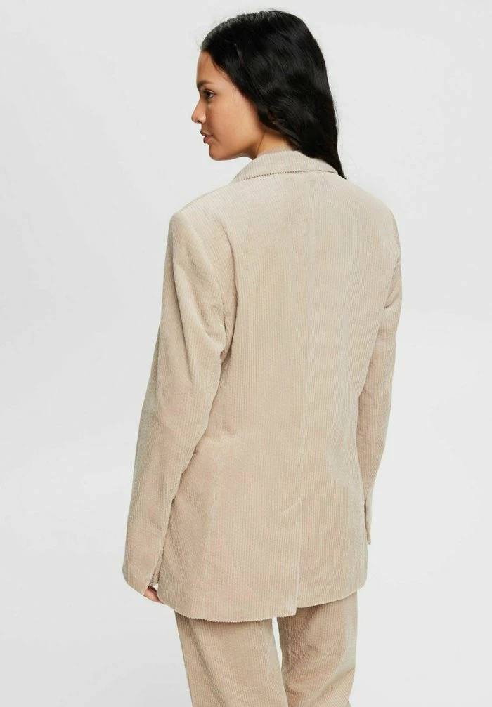 Esprit Short Coat - Light Taupe - Image 3