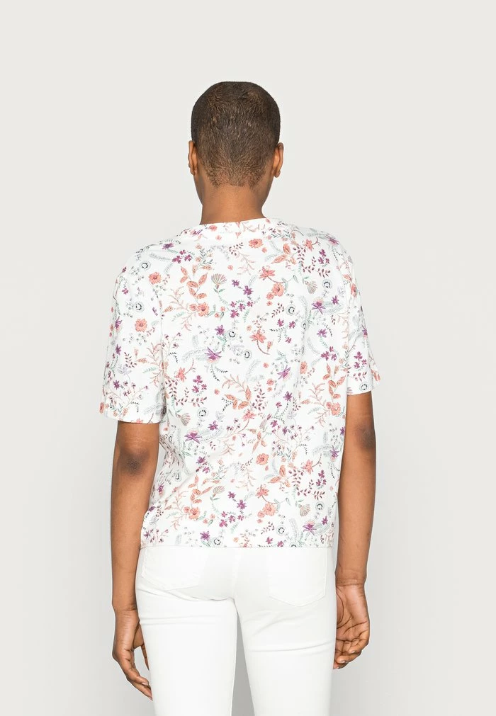 Esprit Print T-shirt - Off White - Image 3