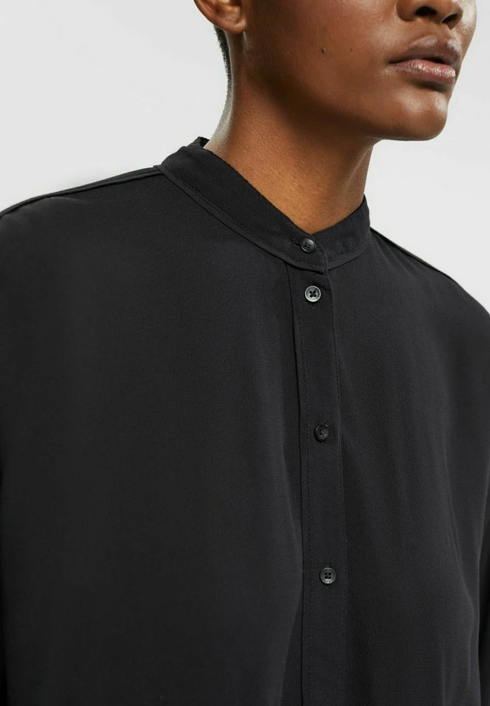 Esprit Button-down Blouse - Black - Image 3