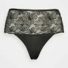 Esprit SEASONAL HIGH WAIST - Thong - Dark Grey