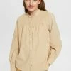 Esprit Button-down Blouse - Cream Beige