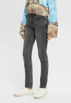 Esprit SLIM-FIT - Slim Fit Jeans - Black Medium Washed