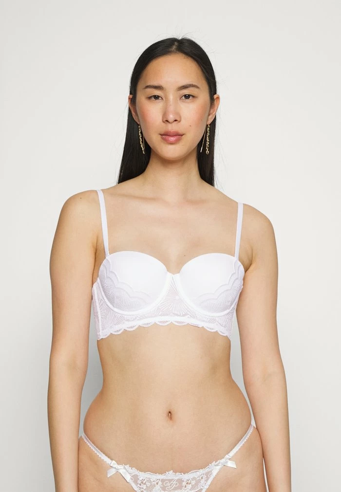 Esprit STRAPLESS BRA LONGLINE - Underwired Bra - White