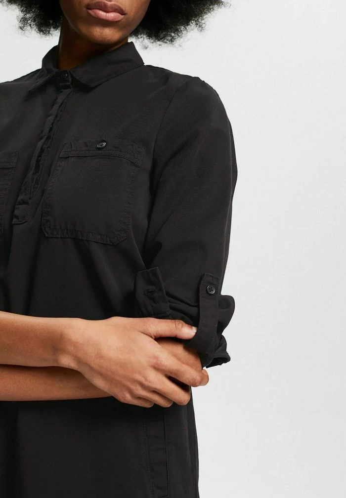 Esprit Shirt Dress - Black - Image 4