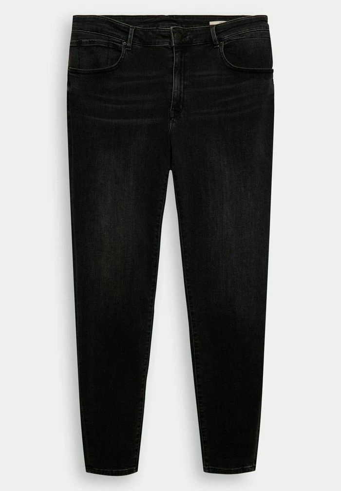 Esprit CURVY - Jeans Tapered Fit - Grey Dark Washed - Image 3