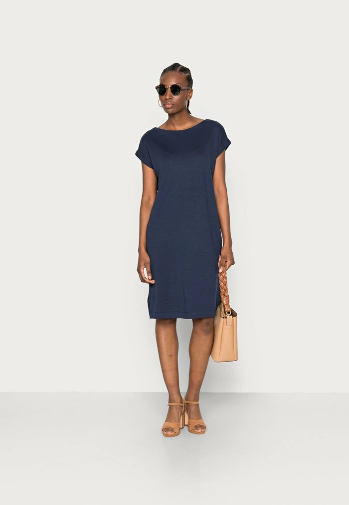 Esprit DRESSES KNITTED - Jersey Dress - Navy - Image 2
