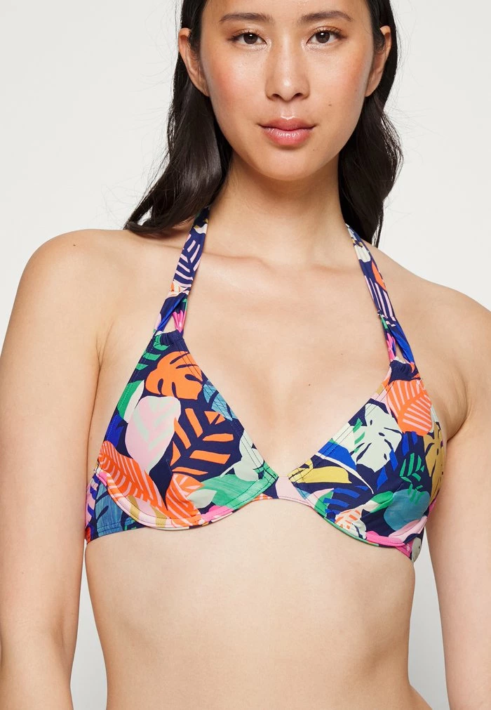 Esprit BORA BEACH HIGH APEX BRA - Bikini Top - Navy - Image 5