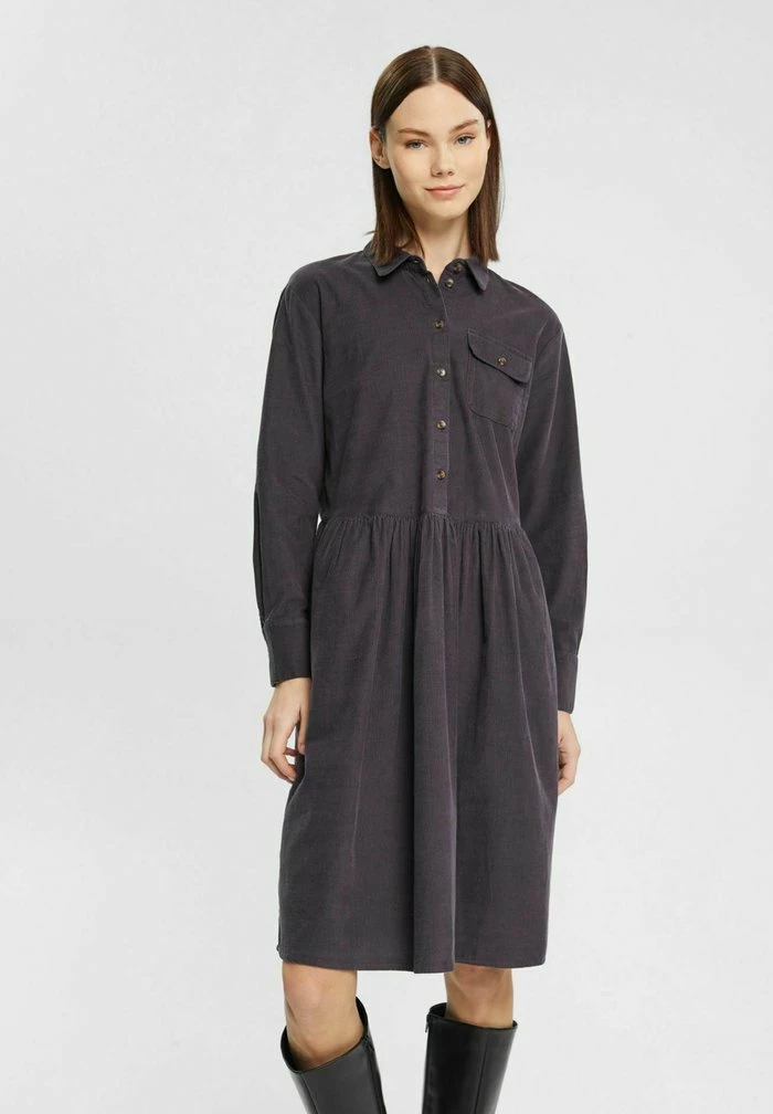 Esprit Shirt Dress - Anthracite