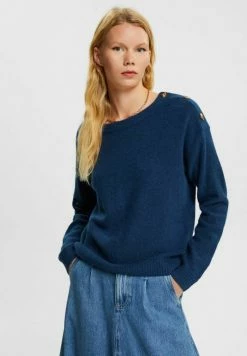 Esprit MIT WOLLE - Jumper - New Petrol Blue