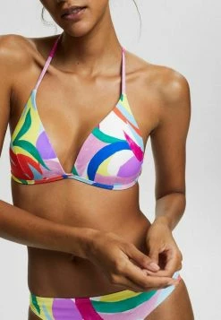 Esprit RECYCELT: BUNT GEMUSTERTES - Bikini Top - Violet