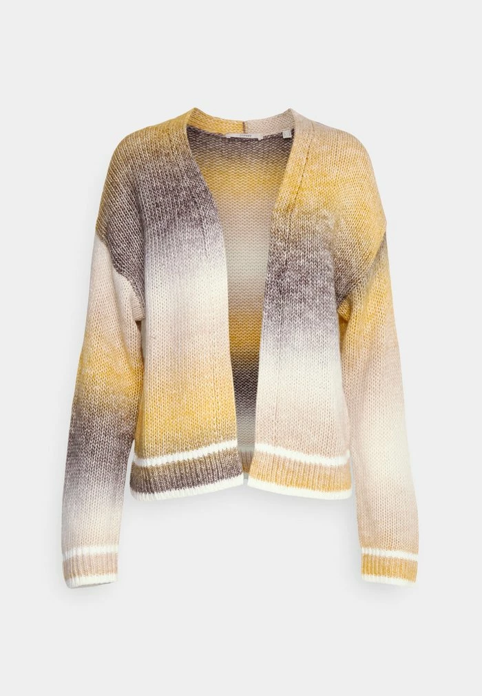 Esprit SPACEDYE CARDI - Cardigan - Dusty Yellow - Image 5