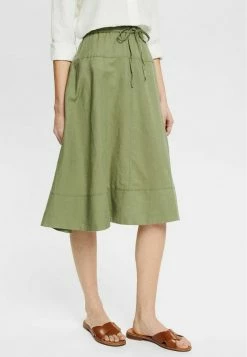 Esprit LI CO - A-line Skirt - Light Khaki