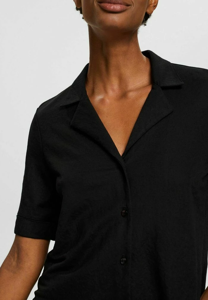 Esprit Button-down Blouse - Black - Image 5