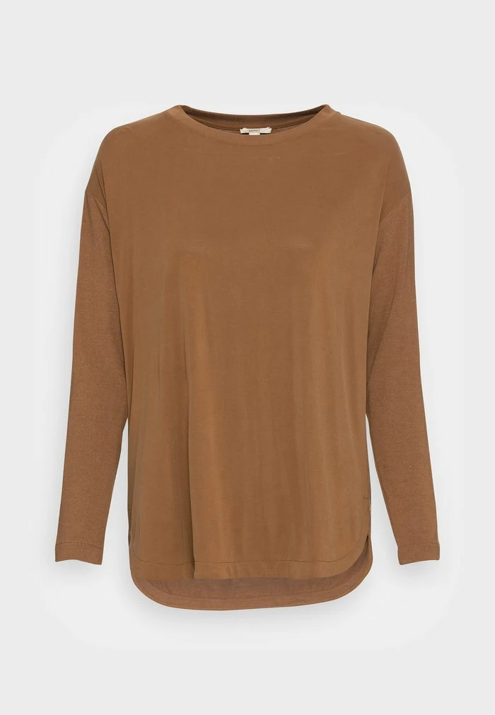 Esprit Long Sleeved Top - Toffee - Image 4