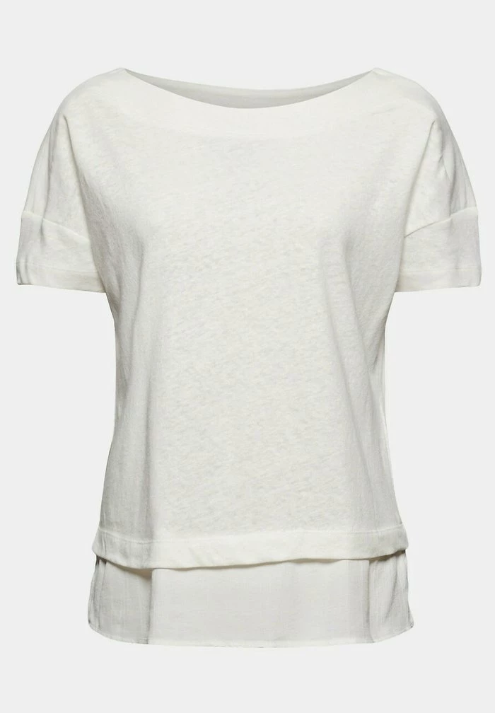 Esprit Basic T-shirt - Off White - Image 8