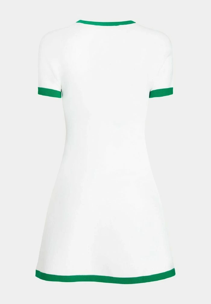 Esprit NAHTLOS VERARBEITETES MIT RUNDHALSAUSSCHNITT - Jumper Dress - White - Image 6