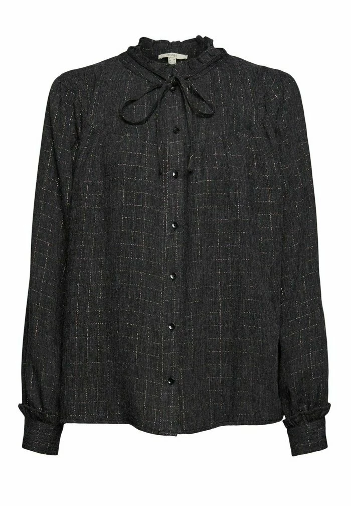 Esprit Button-down Blouse - Black - Image 9