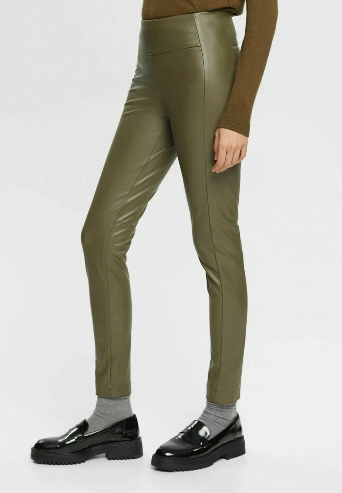 Esprit SKINNY - Leggings - Trousers - Dark Khaki - Image 5