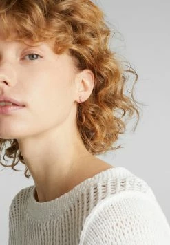 Esprit MIT GLITZERNDEN SCHEIBEN - Earrings - Rose Gold-coloured