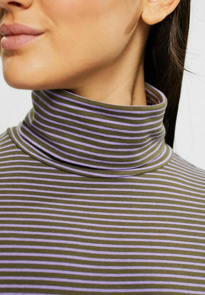 Esprit TURTLE NCK - Long Sleeved Top - Dark Khaki - Image 4