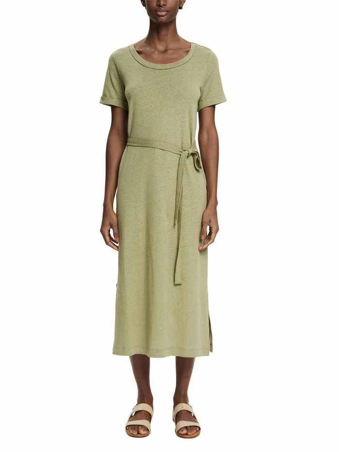 Esprit HENLEY DRESS - Jersey Dress - Light Khaki - Image 7