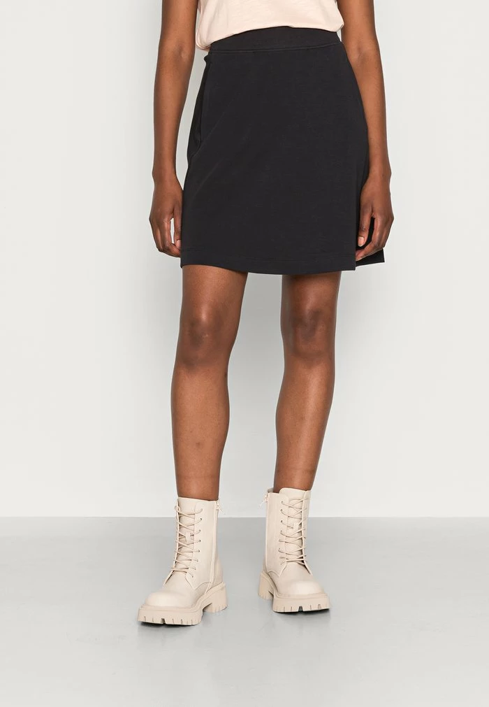 Esprit VACA SKIRT - Mini Skirt - Black