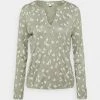 Esprit Long Sleeved Top - Light Khaki