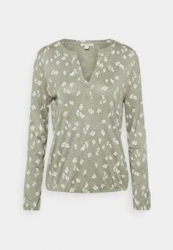 Esprit Long Sleeved Top - Light Khaki