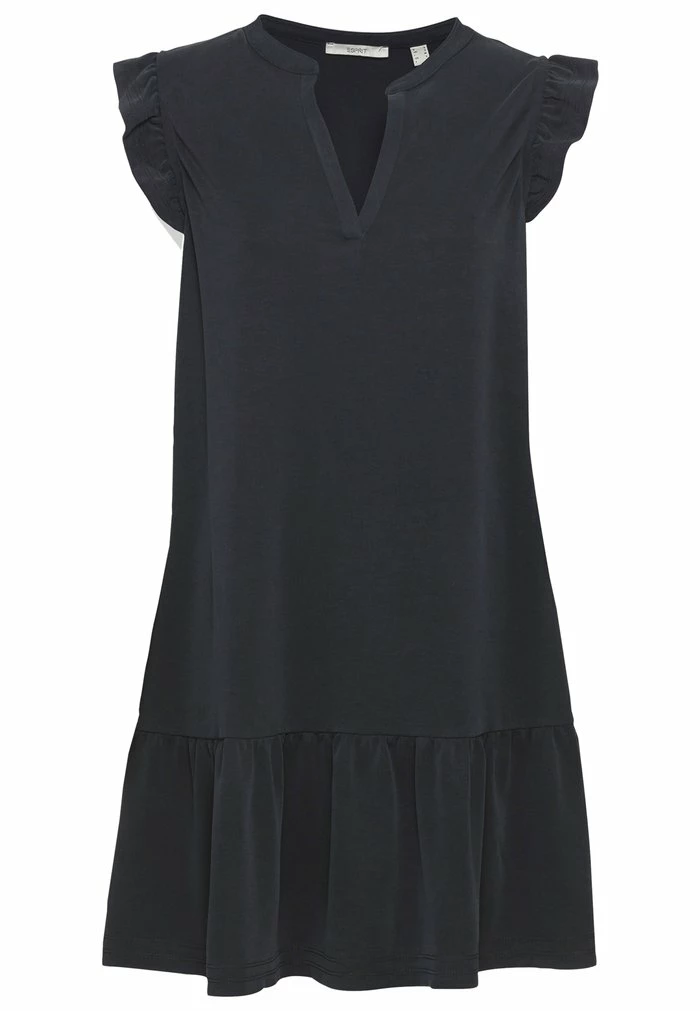 Esprit Jersey Dress - Black - Image 4