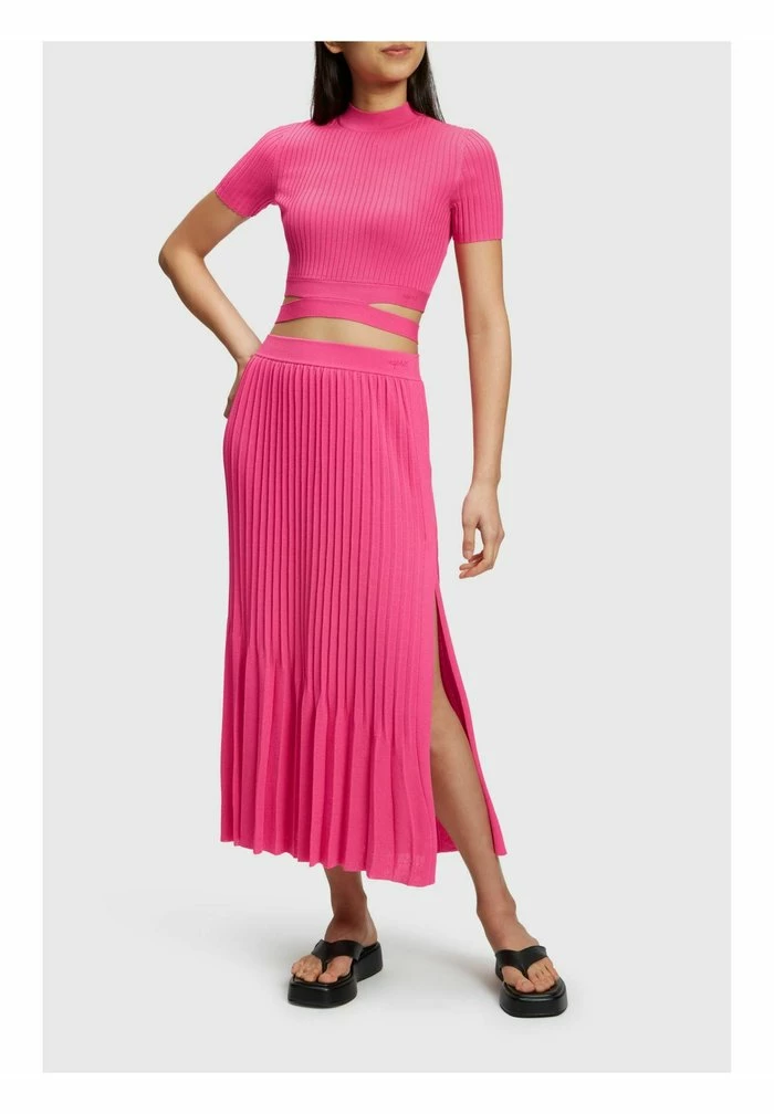 Esprit FLAT - A-line Skirt - Pink Fuchsia - Image 5
