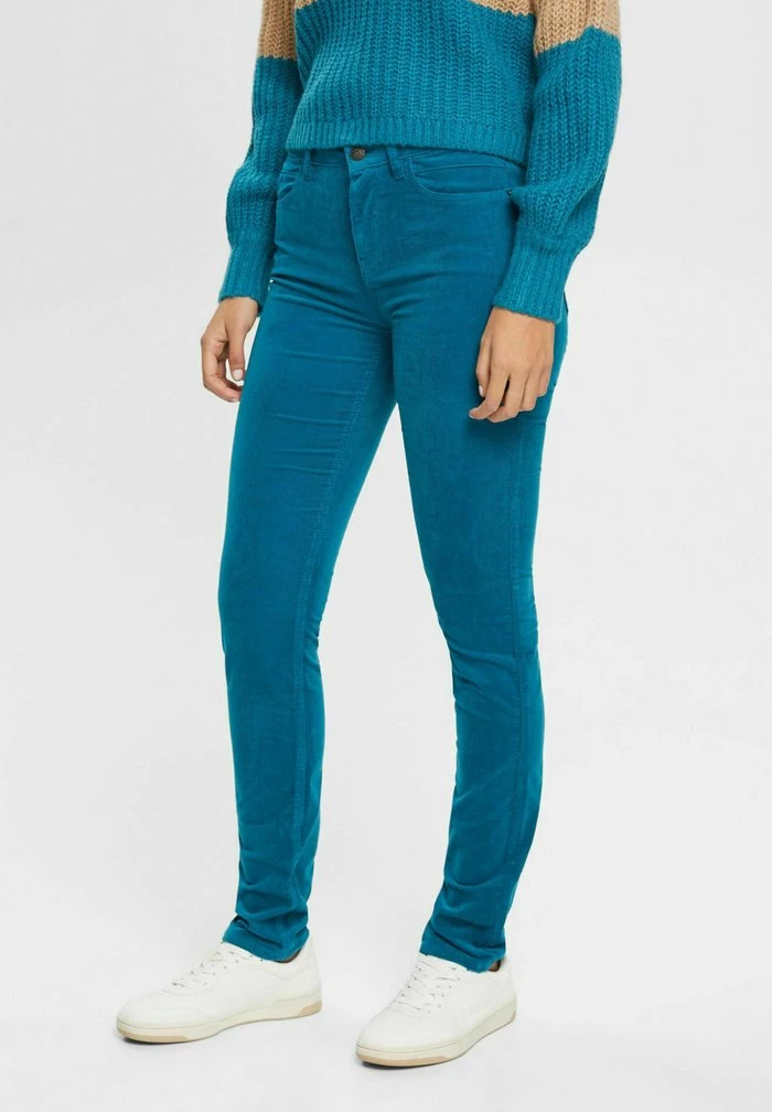 Esprit BABYCORDHOSE - Trousers - Teal Blue