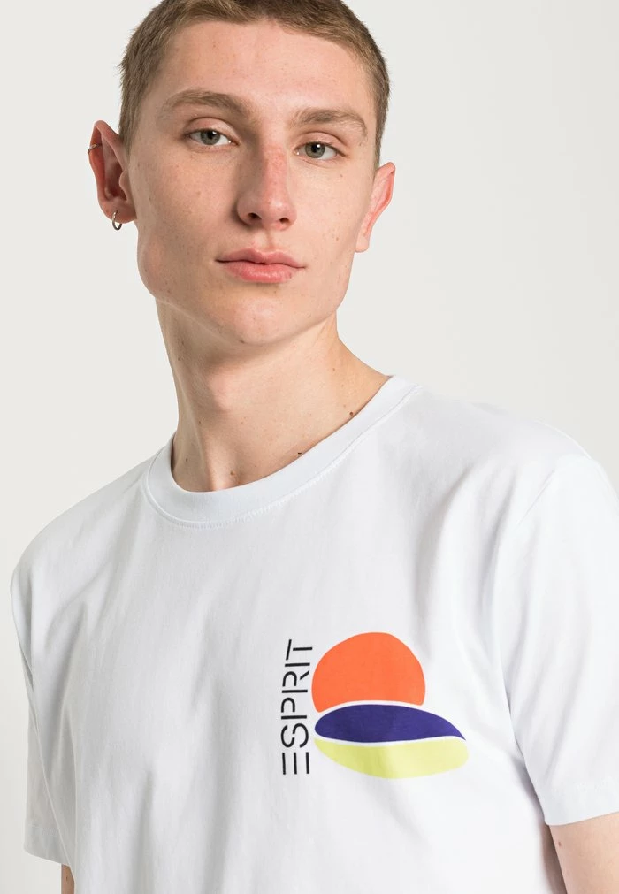 Esprit SUS AW CN SS - Print T-shirt - White - Image 5