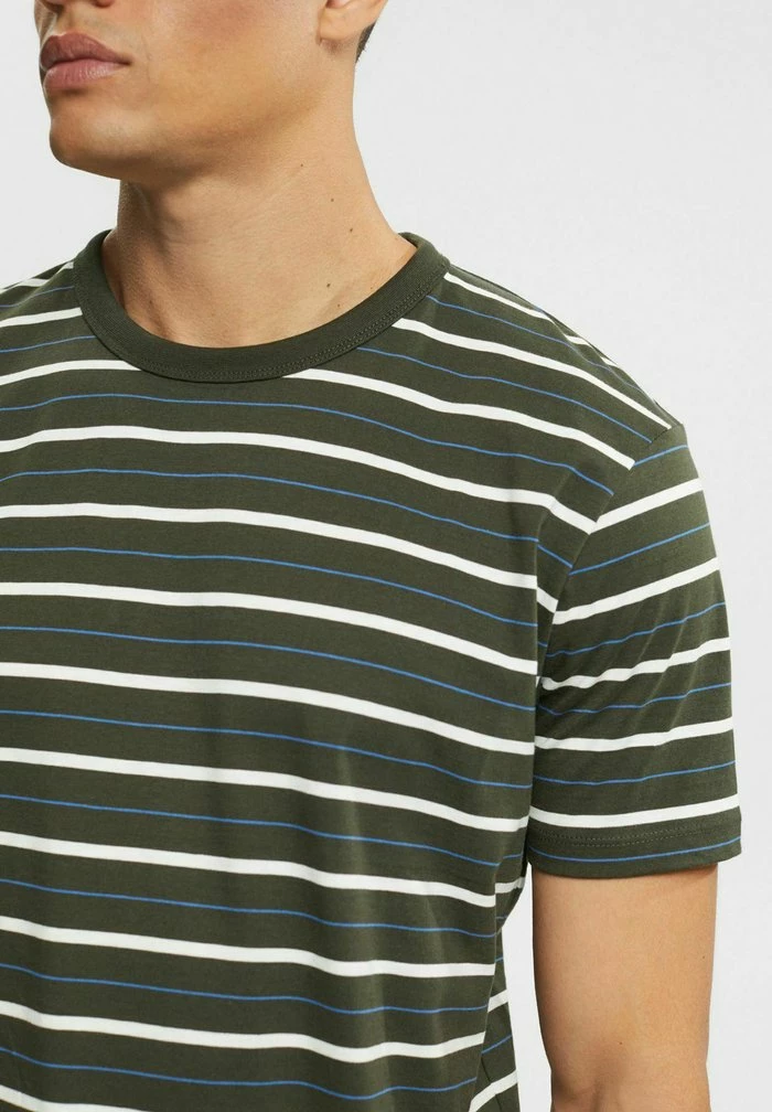 Esprit REGULAR FIT - Print T-shirt - Dark Khaki - Image 5