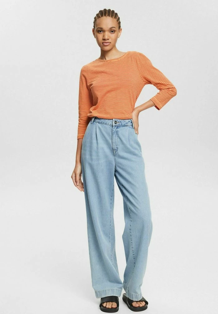 Esprit T LSLV SLUB STR - Long Sleeved Top - Peach - Image 2