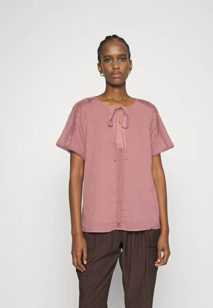 Esprit VOILE BLOUS - Blouse - Mauve